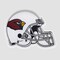 The Memory Company 13.5" Red and Black NFL Arizona Cardinals LED Helmet Lamp